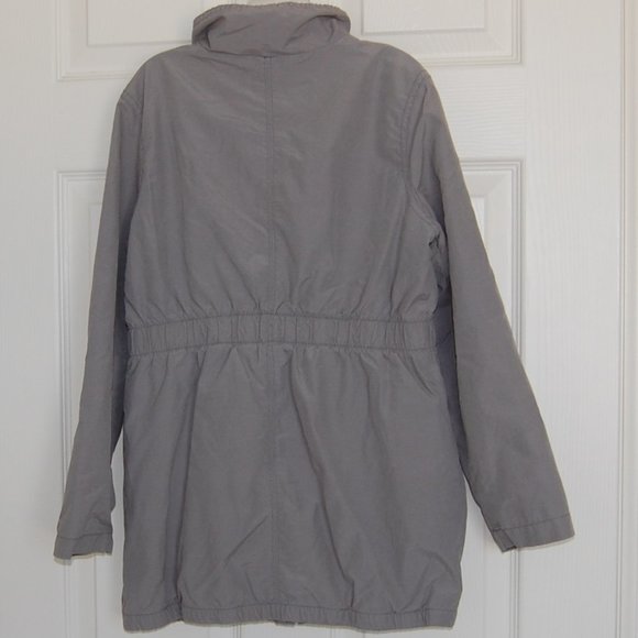 Old Navy, Girls Size L (10-12), Slate Gray Spring Jacket - Picture 3 of 4